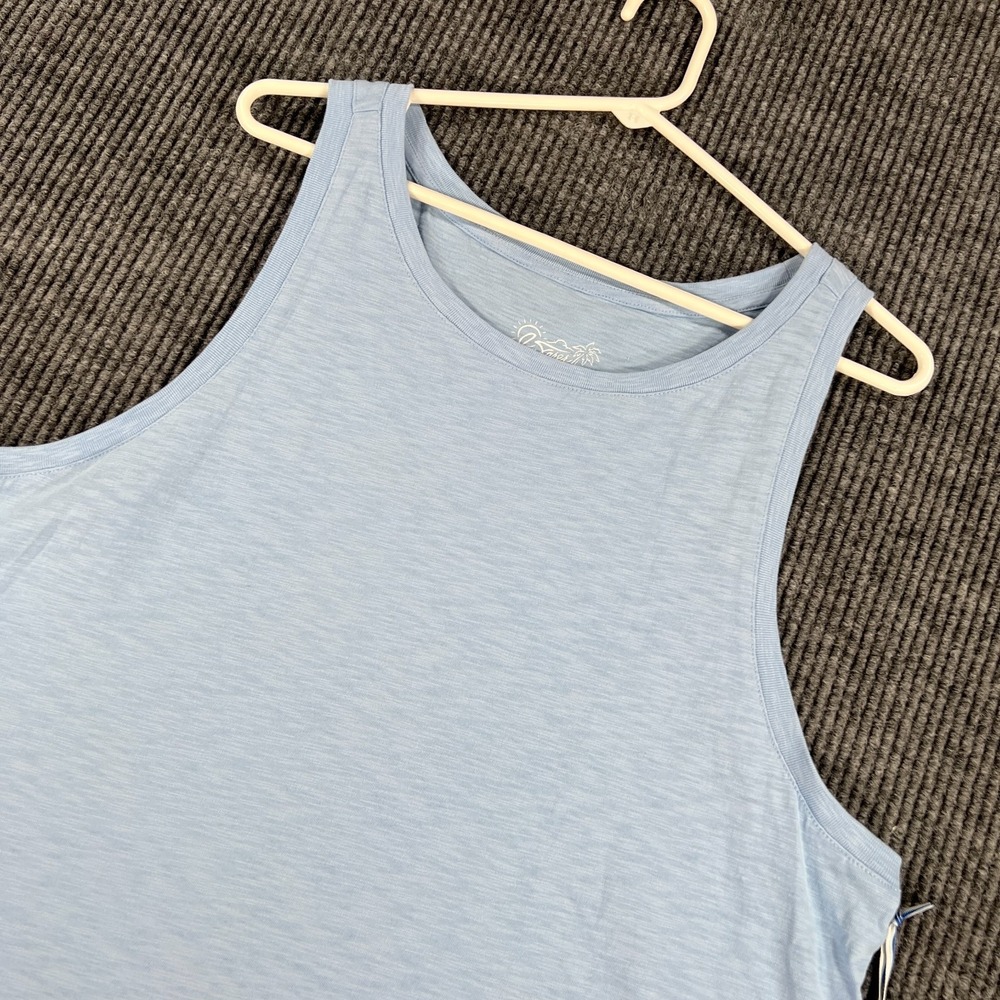 Southern Tide Tank Top Shirt Womens XL Extra Large Blue Sleeveless Cotton New